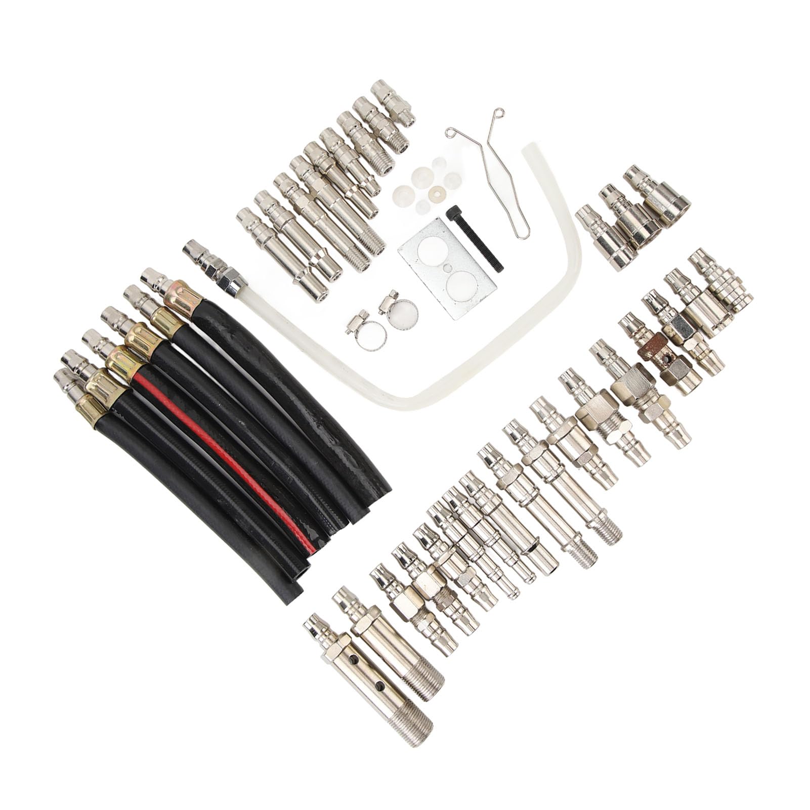 Adapter do Napełniania Olejem Przekładniowym Zestaw Adapterów do Napełniania Olejem Przekładniowym ze Stopu Aluminium 43 Złącza Automatycznego Uzupełniania w Skrzyniach Biegów w Małych i