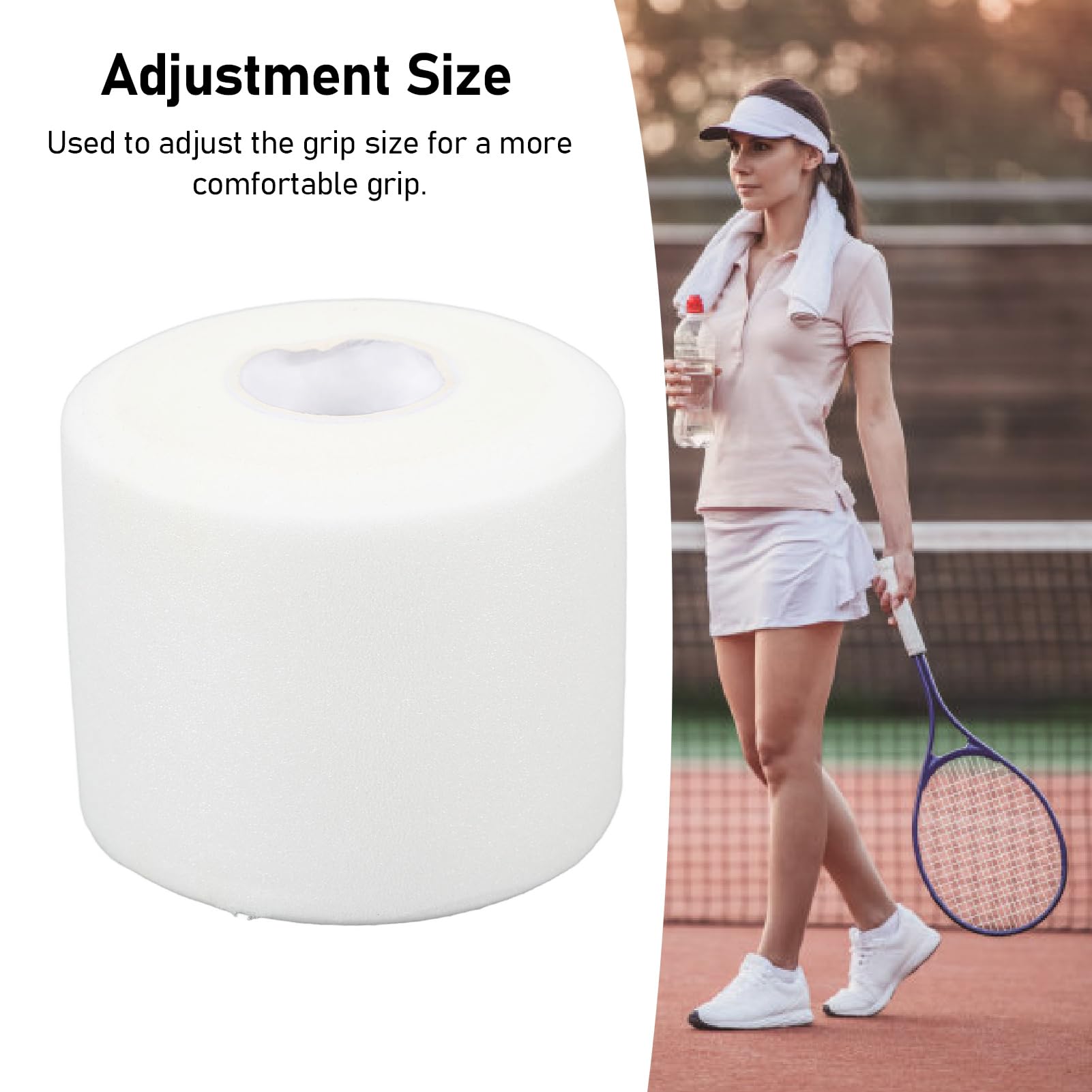 Badminton-Griffpolster-Umhüllung, Badminton-Schläger-Umhüllung, Stoßdämpfungs-Umhüllungen aus Polyurethan für Tennisschläger
