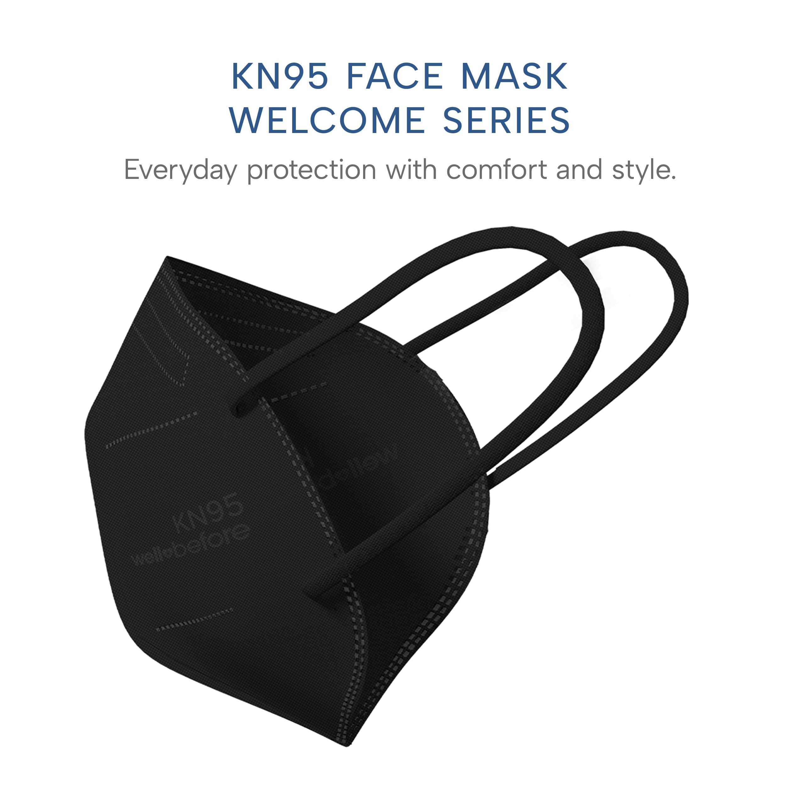 Well Before Welcome Series KN95 Face Mask, Medium, Pack of 50