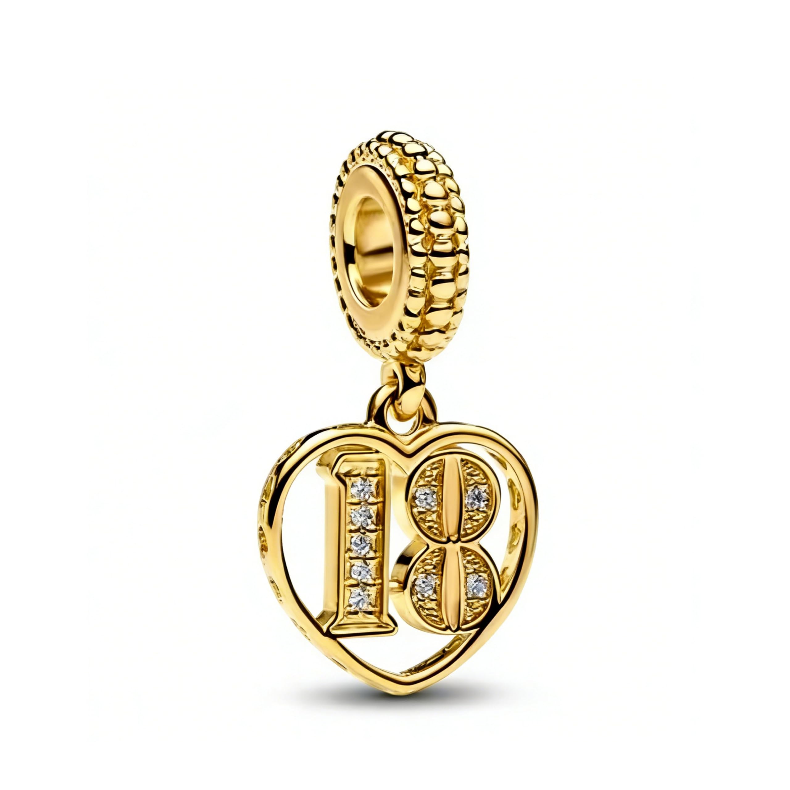 Vegaine Familie Herz Charms für Armbänder Valentinstag Muttertag Schmuck Geschenke für Damen