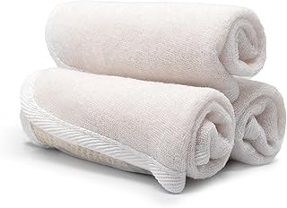 PARADISO Evriholder Soft-Weave Exfoliating Wash Cloths Dual-Textured for Face and Body, Pack of 3,