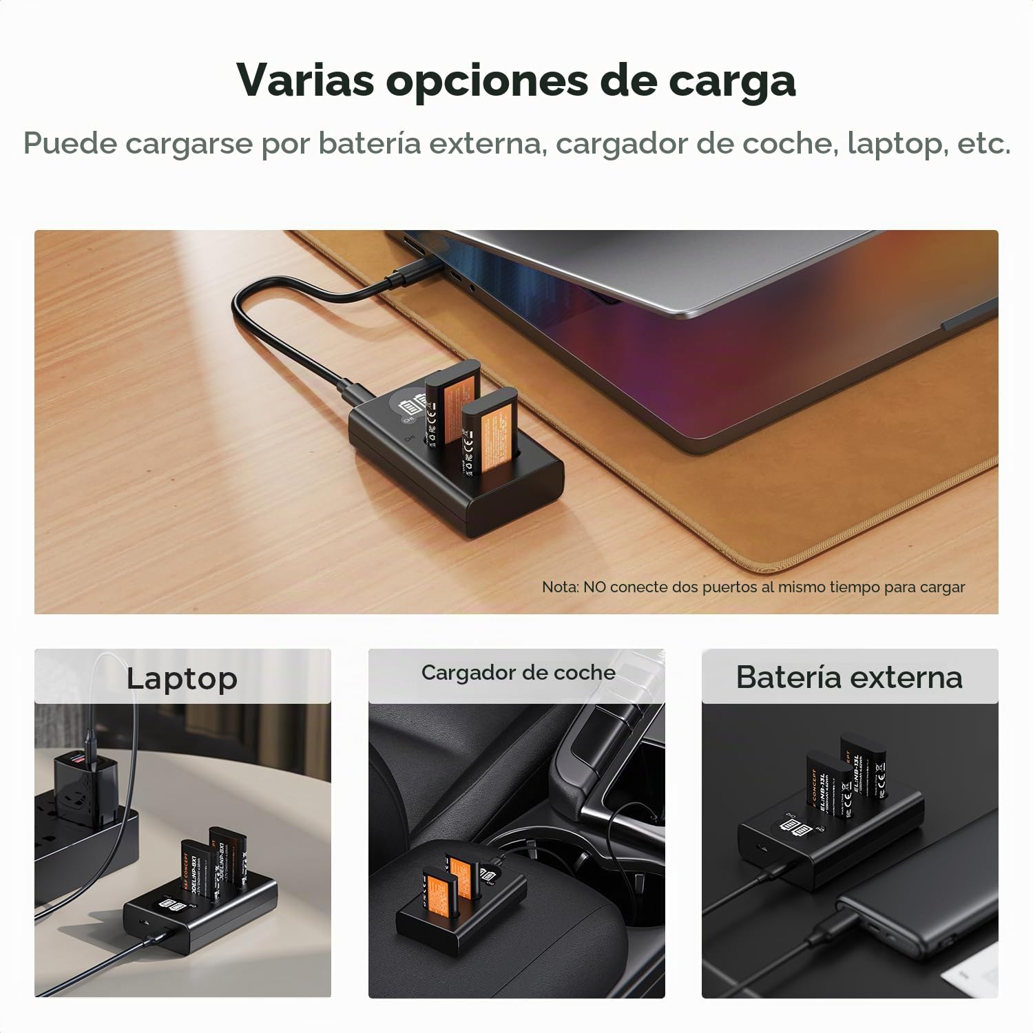 K&F CONCEPT NP-BX1 Batería de Repuesto 2-Pack con Cargador LCD Dual Slot, Compatible con Sony RX100/ HX50 /WX350 /RX1R /HX90/RX100M7/M6/M5/PJ410/AS30