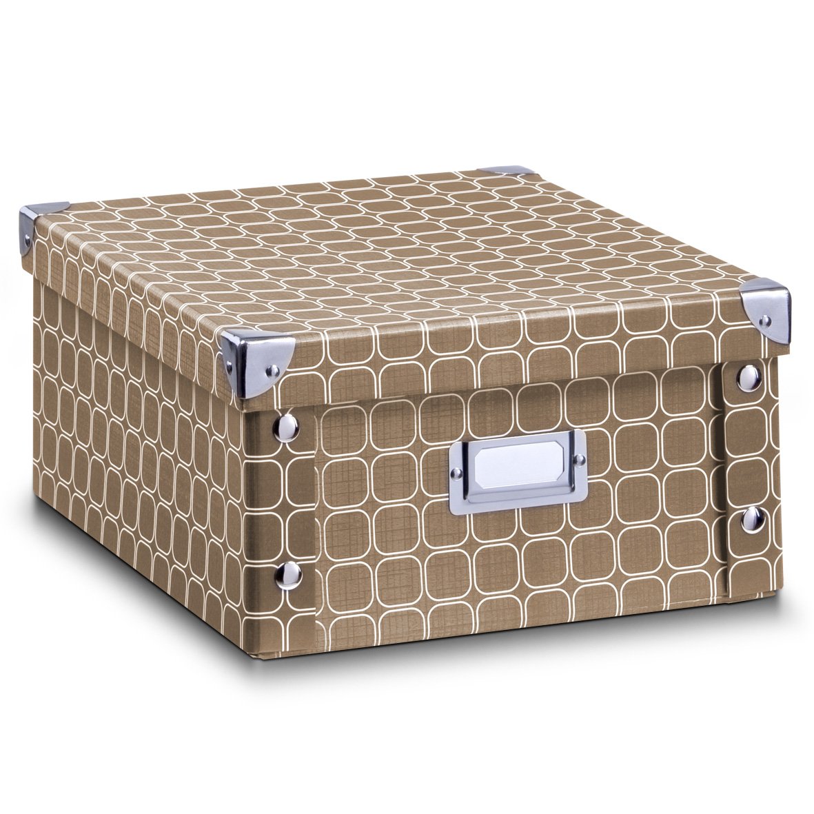 Zeller 17928 Caja de Almacenaje, Cardboard, Negro, 40x33x17 cm - 5