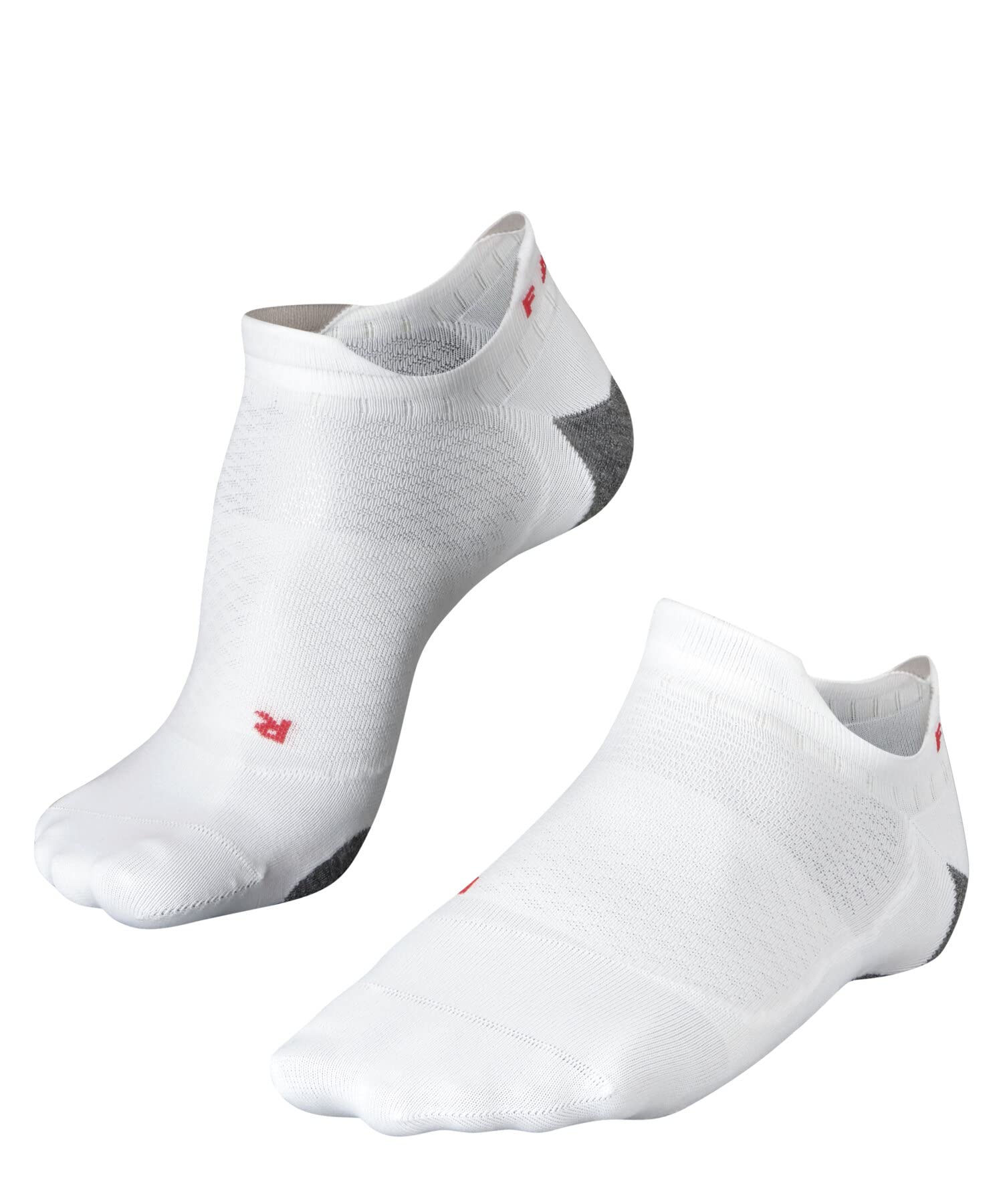 FALKE Women's RU5 Race Invisible W In Functional Yarn Anti-Blister 1 Pair Running Socks, White White-Mix 2020, 7-8