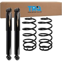 TRQ Rear Suspension Kit Coil Spring Set Shock Absorber