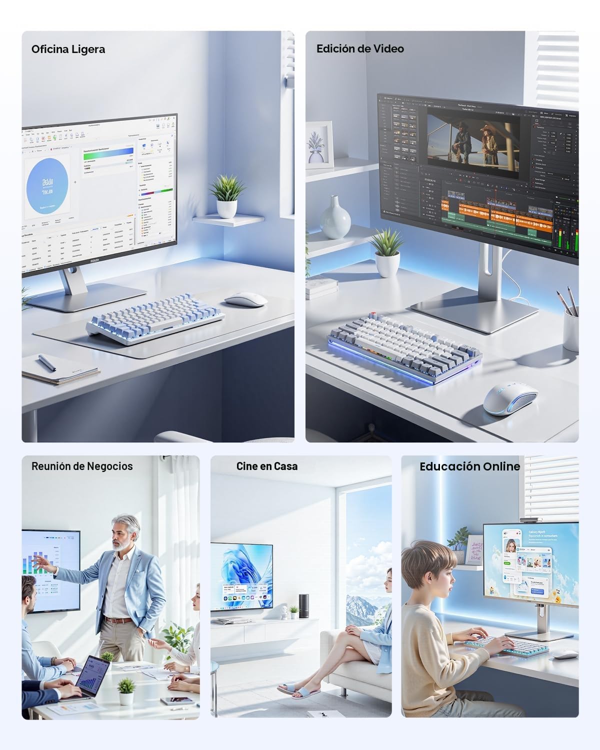 THOMSON K3 Mini PC con Ryzen 7 7730U (8N/16H, hasta 4.5 GHz), 16GB DDR4 512GB SSD, Mini Ordenador con WiFi 6, BT5.2, Triple Salida 4K, Montaje VESA, para Oficina, Diseño y Escuela