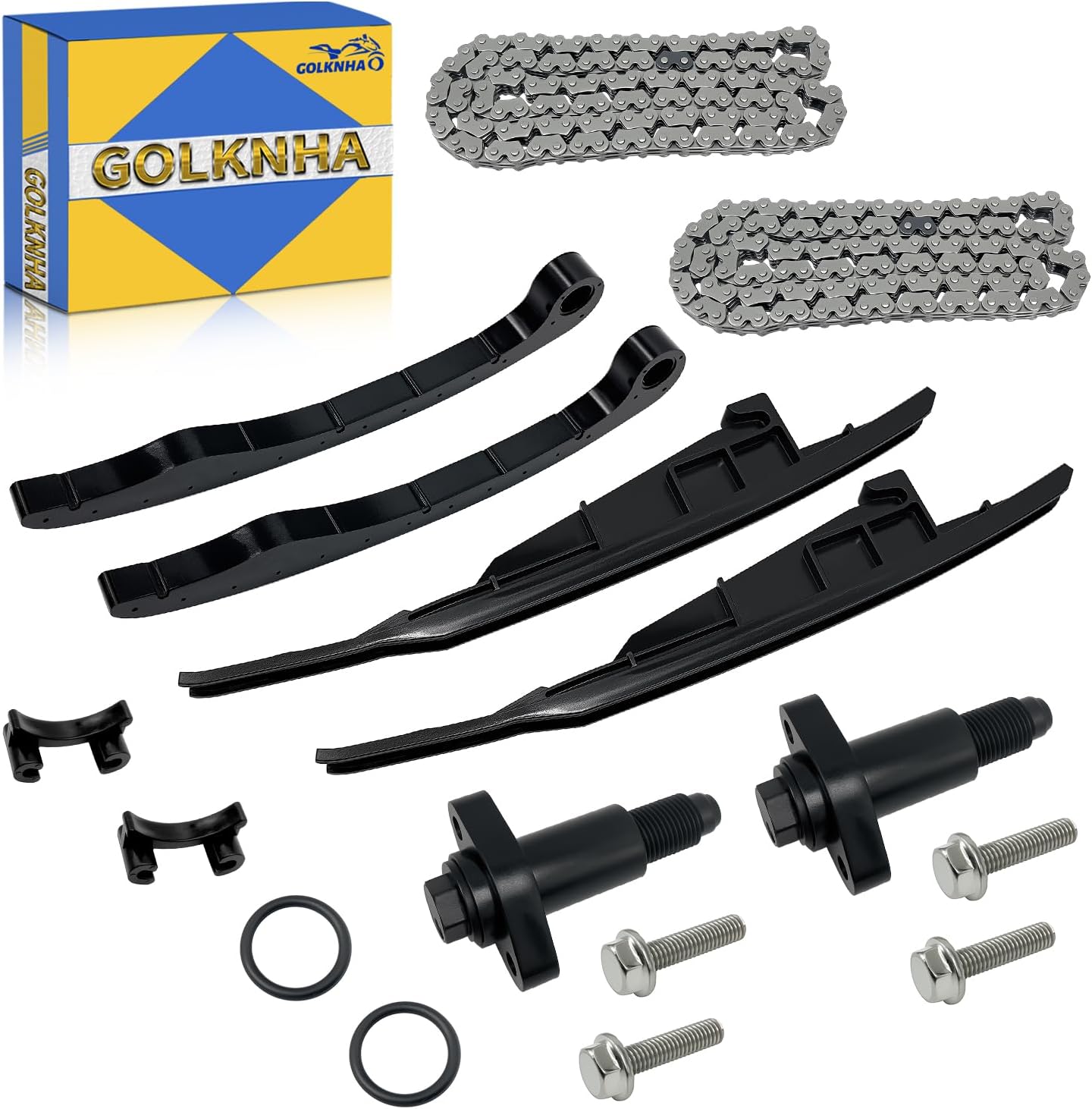 Timing Chain Guide Tensioner Kit Compatible with Can-Am Outlander Commander Renegade Maverick Max 1000 1000R OEM# 420436017 420236583 420236510