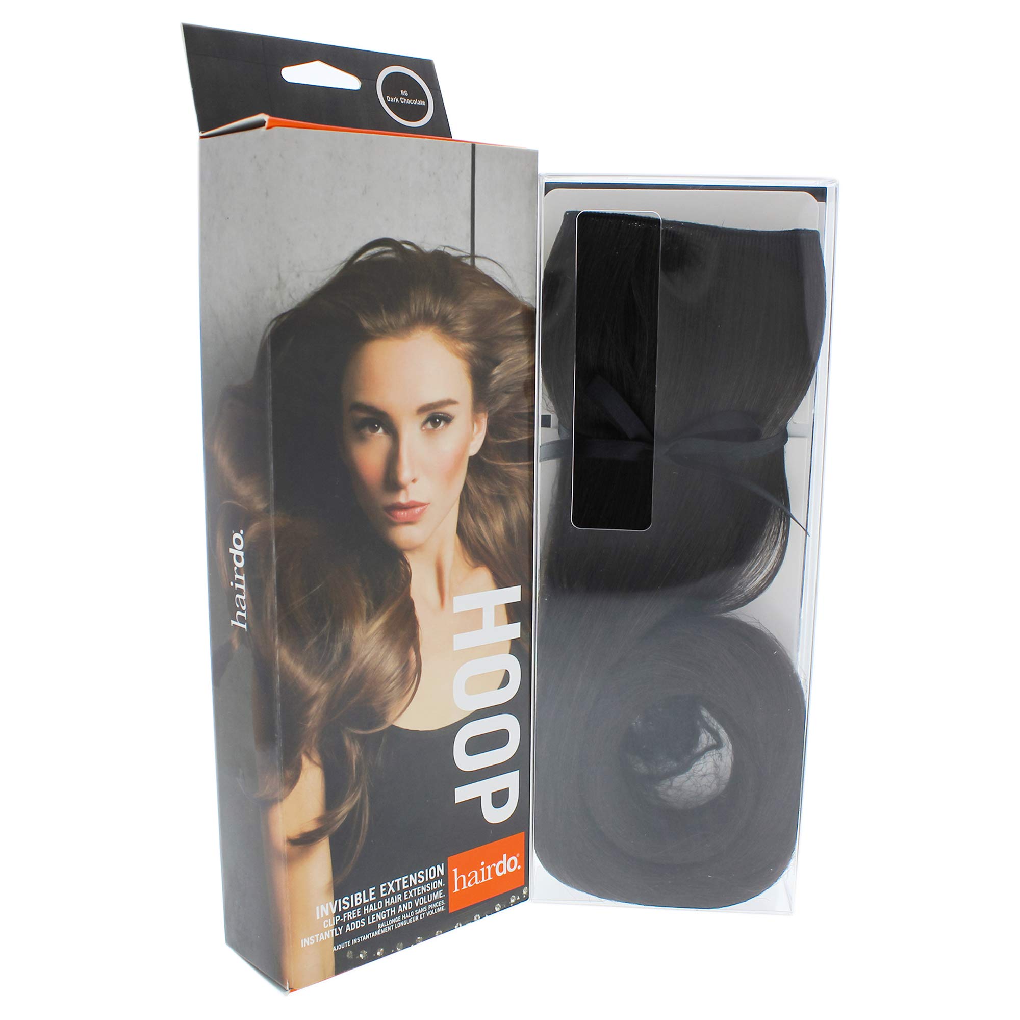 Hair u wear Hairdo Invisible Extension, R6 Dark Chocolate
