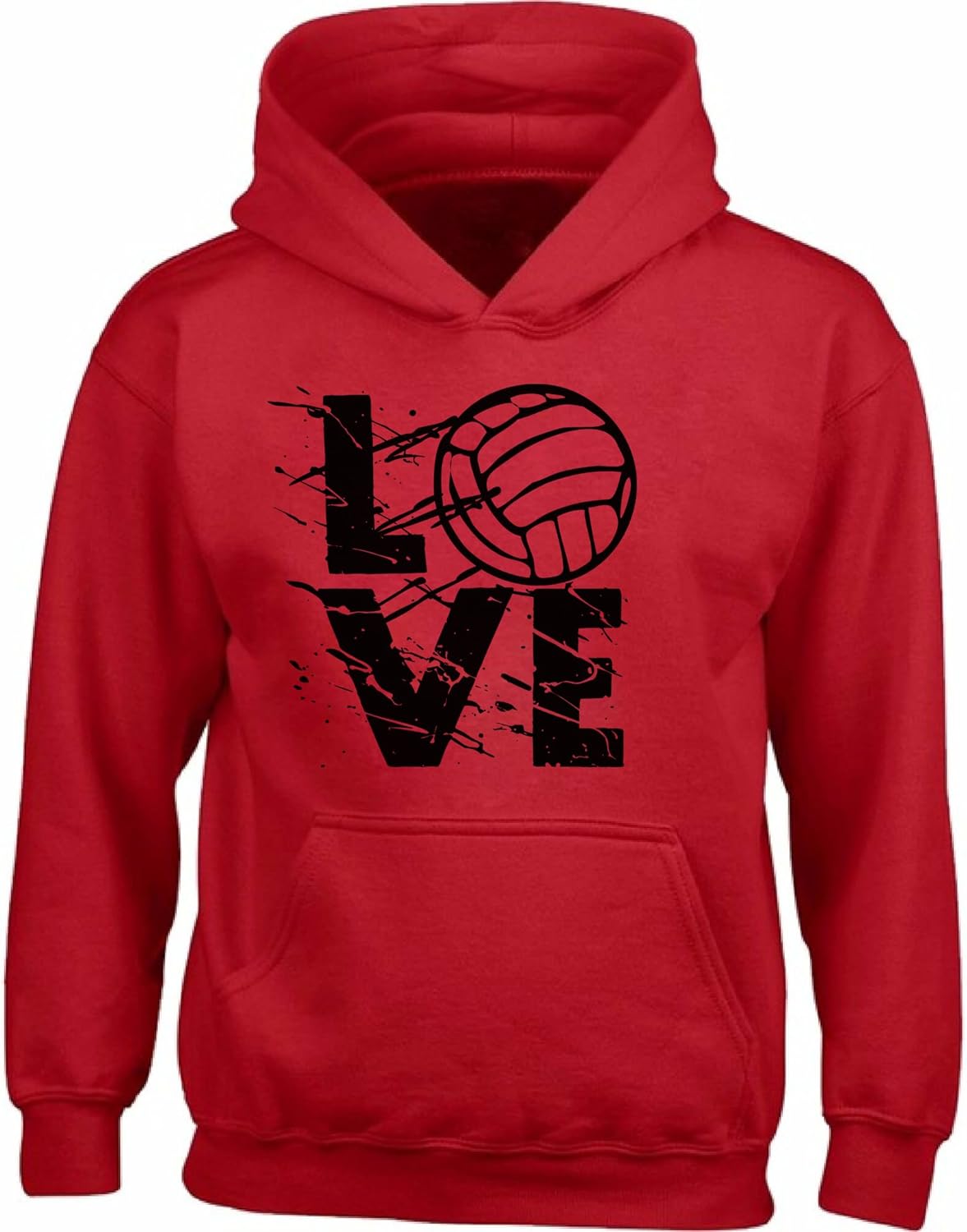 Vizor Unisex Volleyball Love Hoodie Sweatshirt for Volleyball Lovers