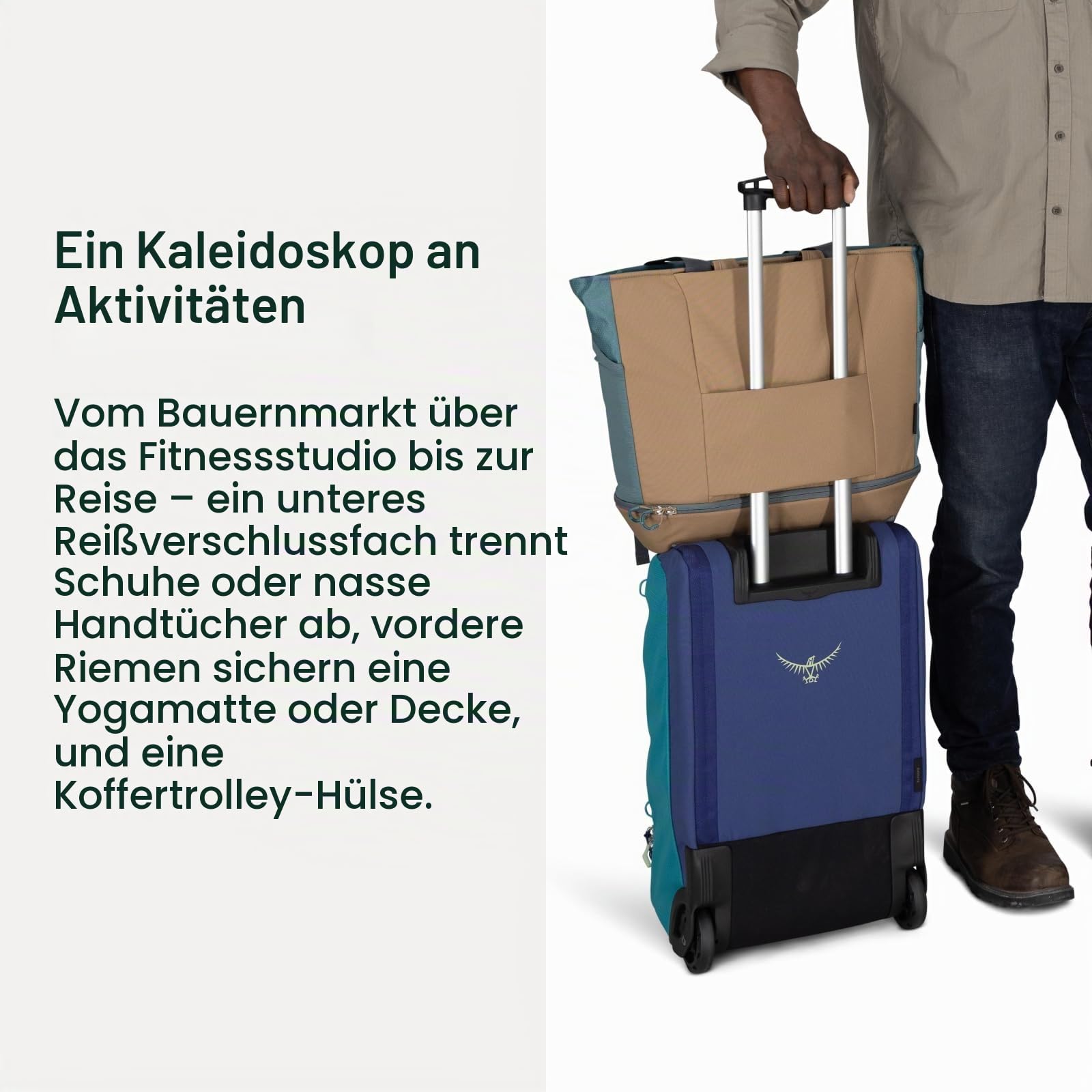 Osprey Daylite Große Tragetasche, 26L, Torrent Blue