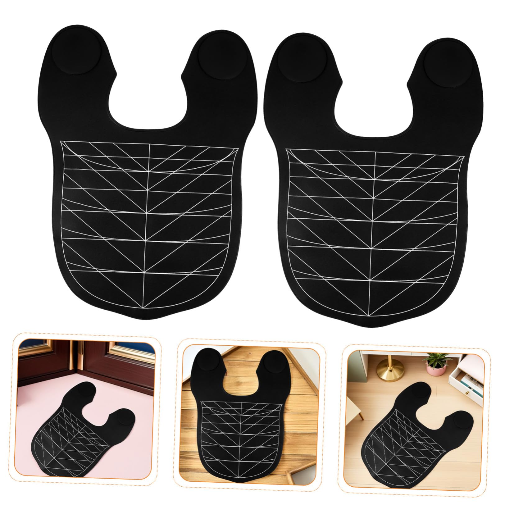 2 Piezas Cape de Corte de Pelo de Silicona Cuello Ergonómico para Tinte y Corte Protector de Ropa para Salón Fácil Limpieza y Uso Profesional