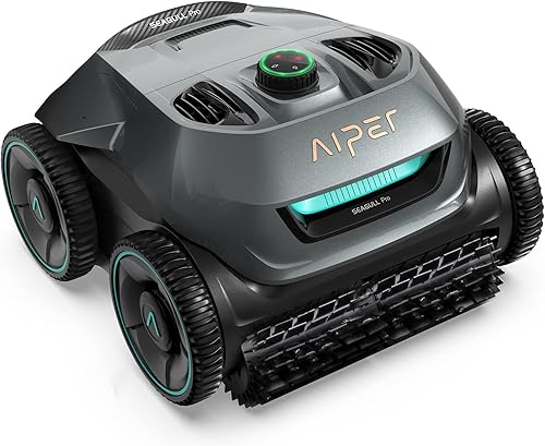 AIPER Seagull Pro - Limpiador robótico inalámbrico para piscinas, limpiador de piscina con succión para escalada en pared dura hasta 150 minutos, disponible en Yaxa El Salvador