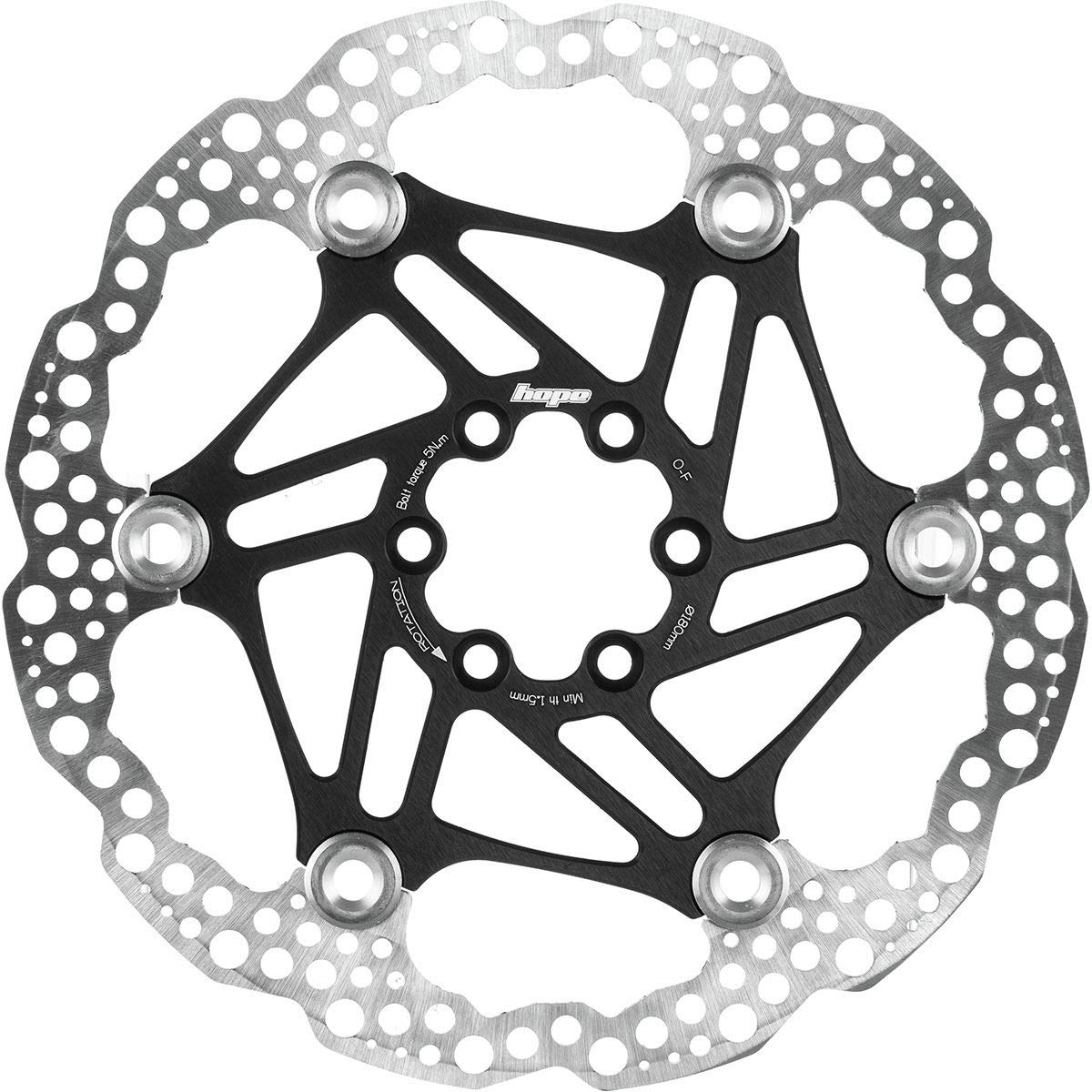 Floating Disc Rotor: 160mm Black