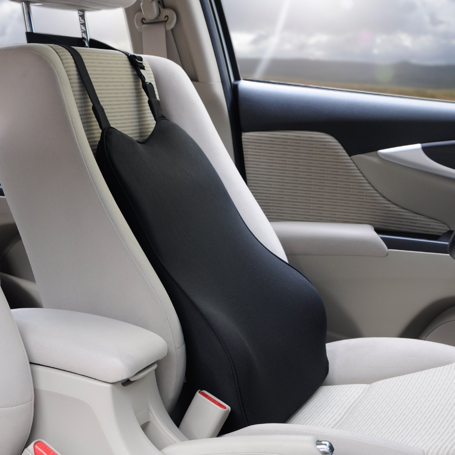 Dreamer Car Back Support Lumbar Support Pillow for Car Memory Foam