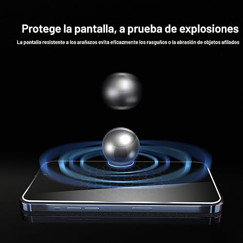 Vista 5 de Ailun Paquete de 3 protectores de pantalla de privacidad para iPhone 16 Pro Max [6.9 pulgadas], anti espía de vidrio templado privado antiarañazos