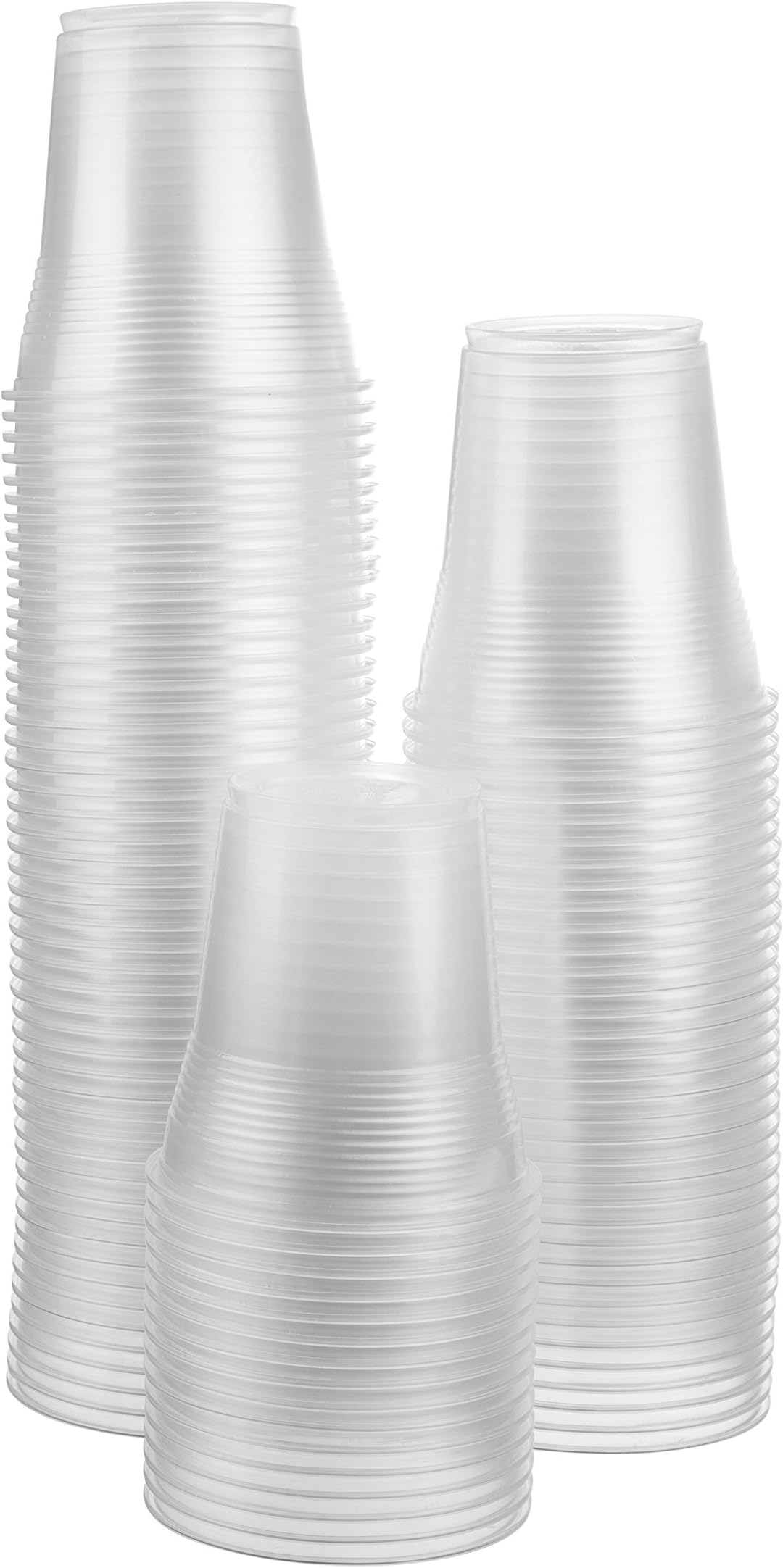 5 Ounce Clear Disposable Plastic Cups - Flexible and Crack Resistant - 100 count Bargain Pack (100 Cups Bag)