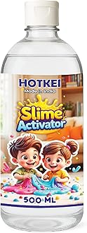 HOTKEI (500 ml) Slime Activator DIY Magic Toy Jelly Putty Making kit Set Borax Activator Liquid Gel Toy for Boys Girls Kids for Making Slime at Home