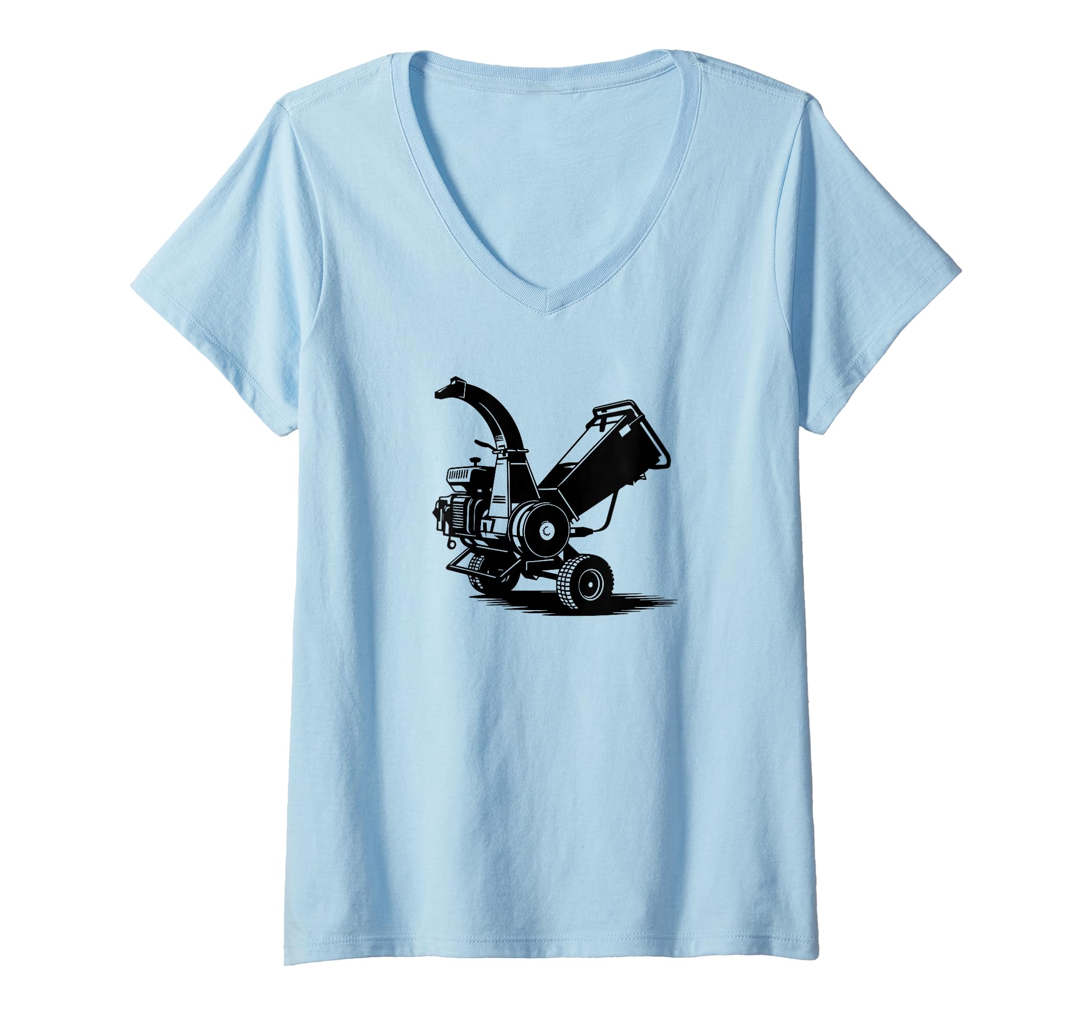 Womens Wood Chipper V-Neck T-Shirt