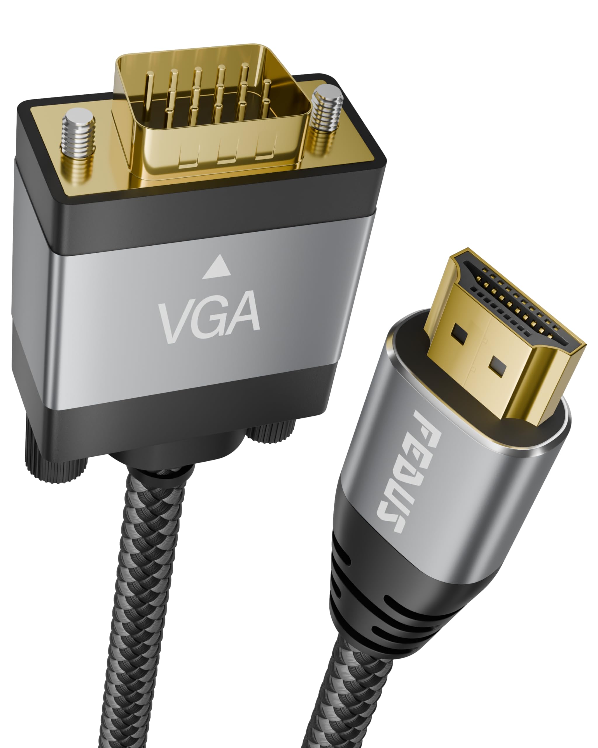 FEDUS HDMI to VGA Cable Adapter 1 Meter 1080P@60Hz Uni-Directional HDMI Computer to VGA Monitor Cable (Male to Male) Compatible for Computer, Desktop, Laptop, PC, Monitor, Projector, HDTV, Roku, Xbox-image-28