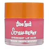 Tree Hut Strawberry Overnight Lip Mask, Hydrating Lip Treatment, Leave On Overnight for Soft, Smooth Lips, 0.6 oz