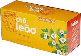 Leão Chá De Camomila Fuze Com 25 Saquinhos