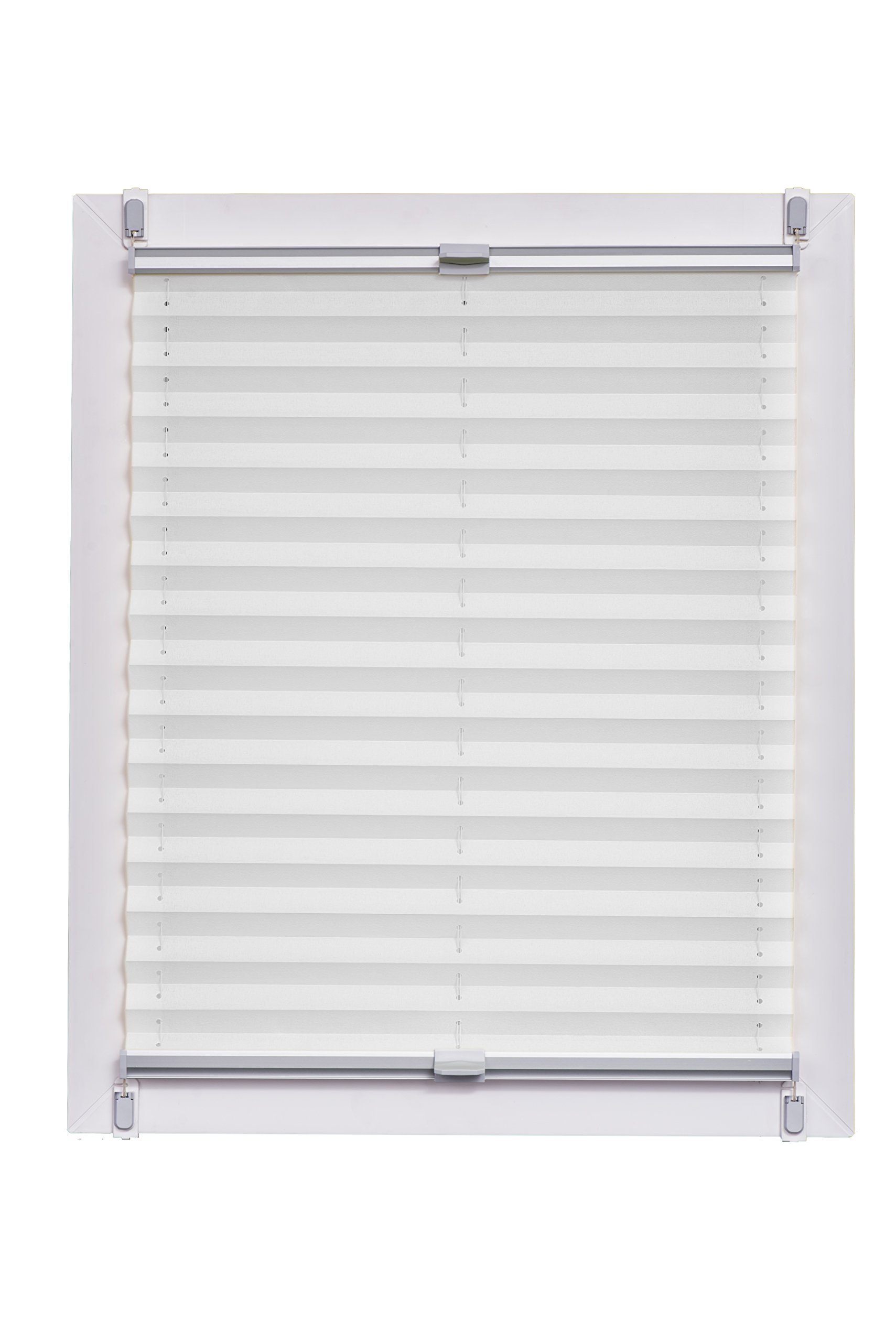 Store Plissé Occultant Sunlines pour Fenêtre Intérieure - 90 x 150 cm - Gris