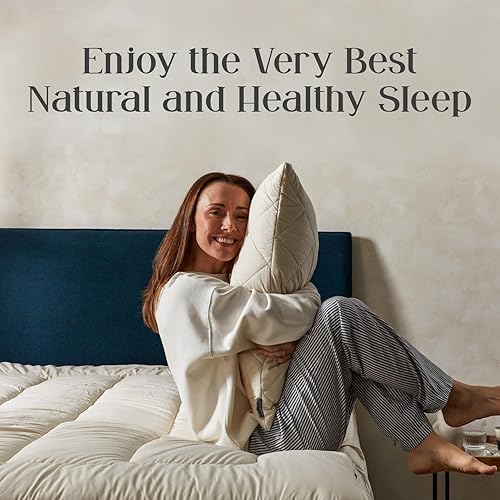 Miniatura 6 de WOOLROOM - Lana extra para almohadas lavables - Relleno de lana británica de lujo - Relleno de almohada alternativo de plumas y plumón que regula la