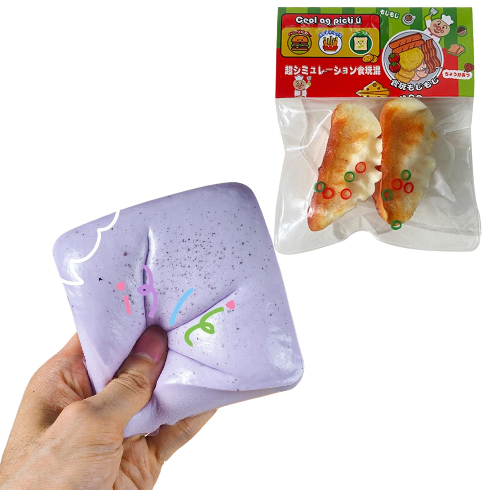 Amazon | Rich Peach ランダム発送 スクイーズ シリコン製リアルな玩具