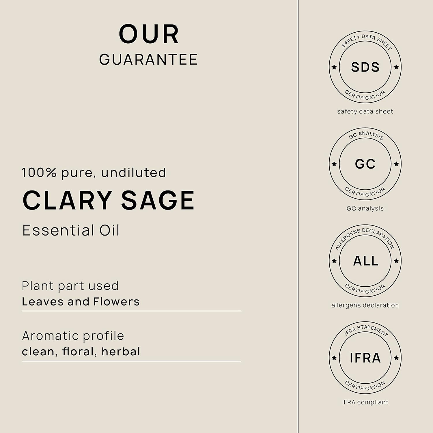 VINEVIDA Clary Sage Essential Oil - Gallon Undiluted - Bulk for Soap Making & Candle Scents - 8 lbs