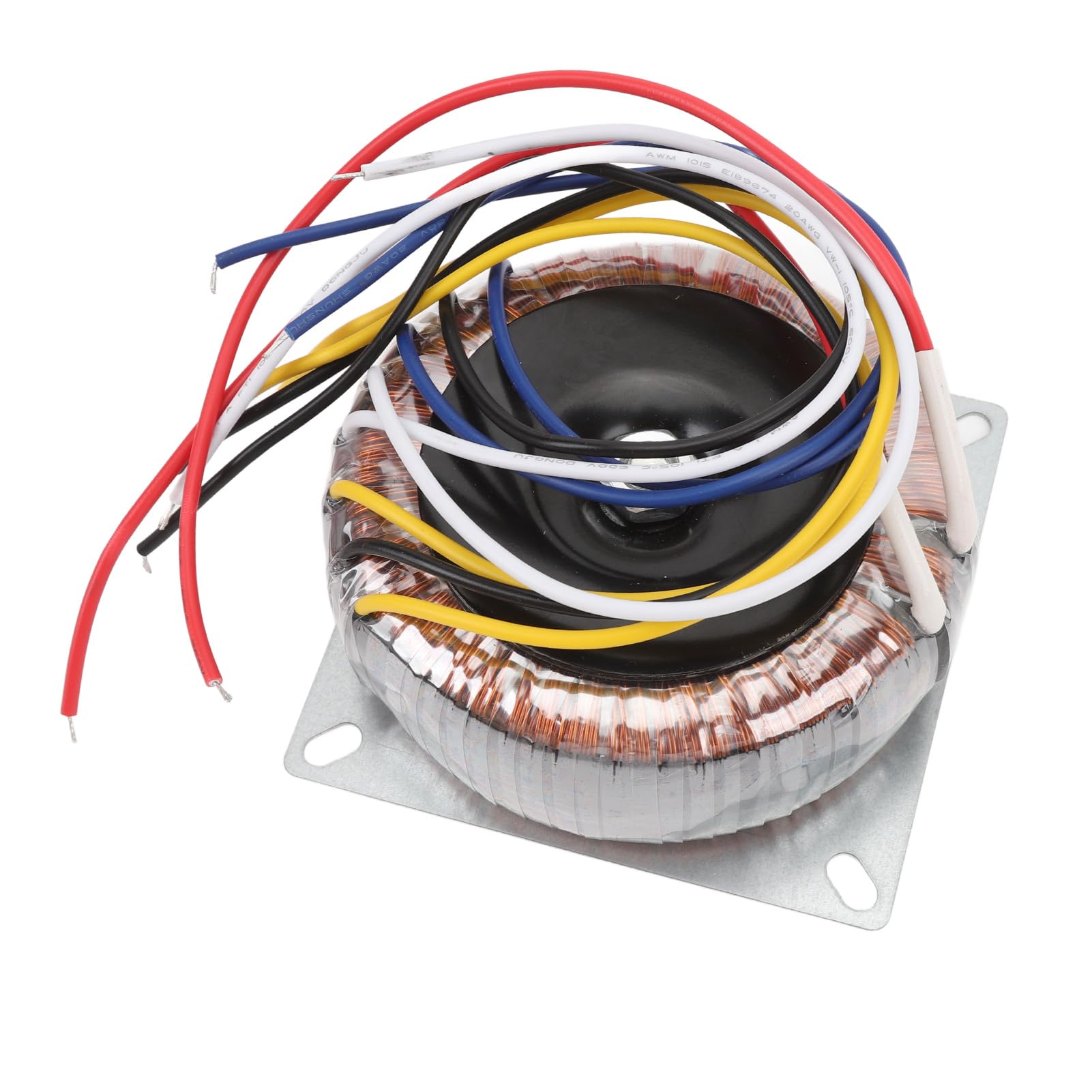 Asixxsix Trasformatore toroidale da 200 W, trasformatore per amplificatori a valvole in rame puro con doppia tensione CA 28 V e doppia tensione CC 12 V, per preamplificatori.