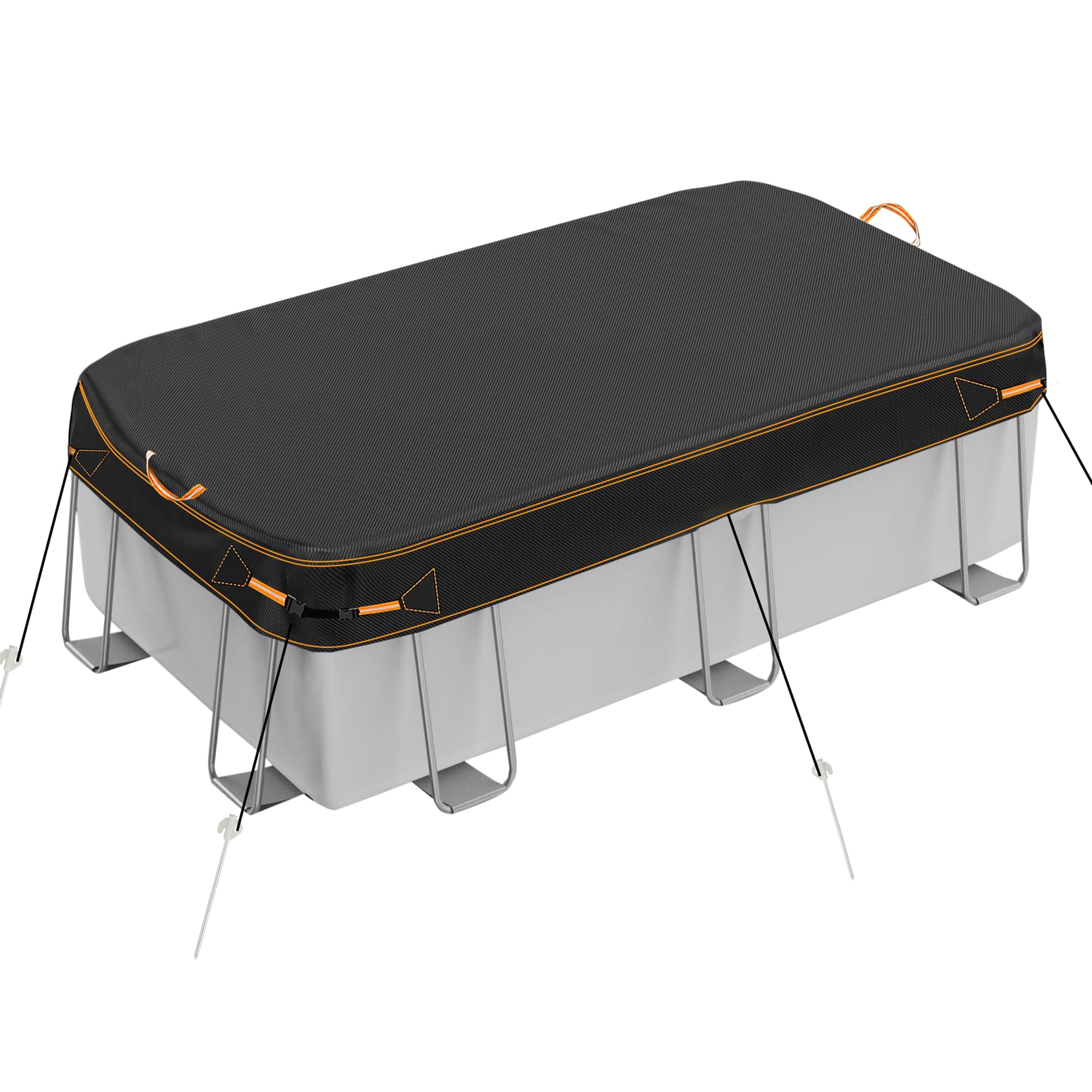 Neuradical Poolabdeckung für oberirdische Pools | 210D Oxford reißfest Schwimmbadabdeckung, Pool Plane Ideal für Wasserdicht und staubdicht