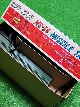 ニュー MS-58 ミサイルタンク　マスダヤ Amazon.co.jp: MILE TANK MS-58 Tank Missile Tank Retro Tin
