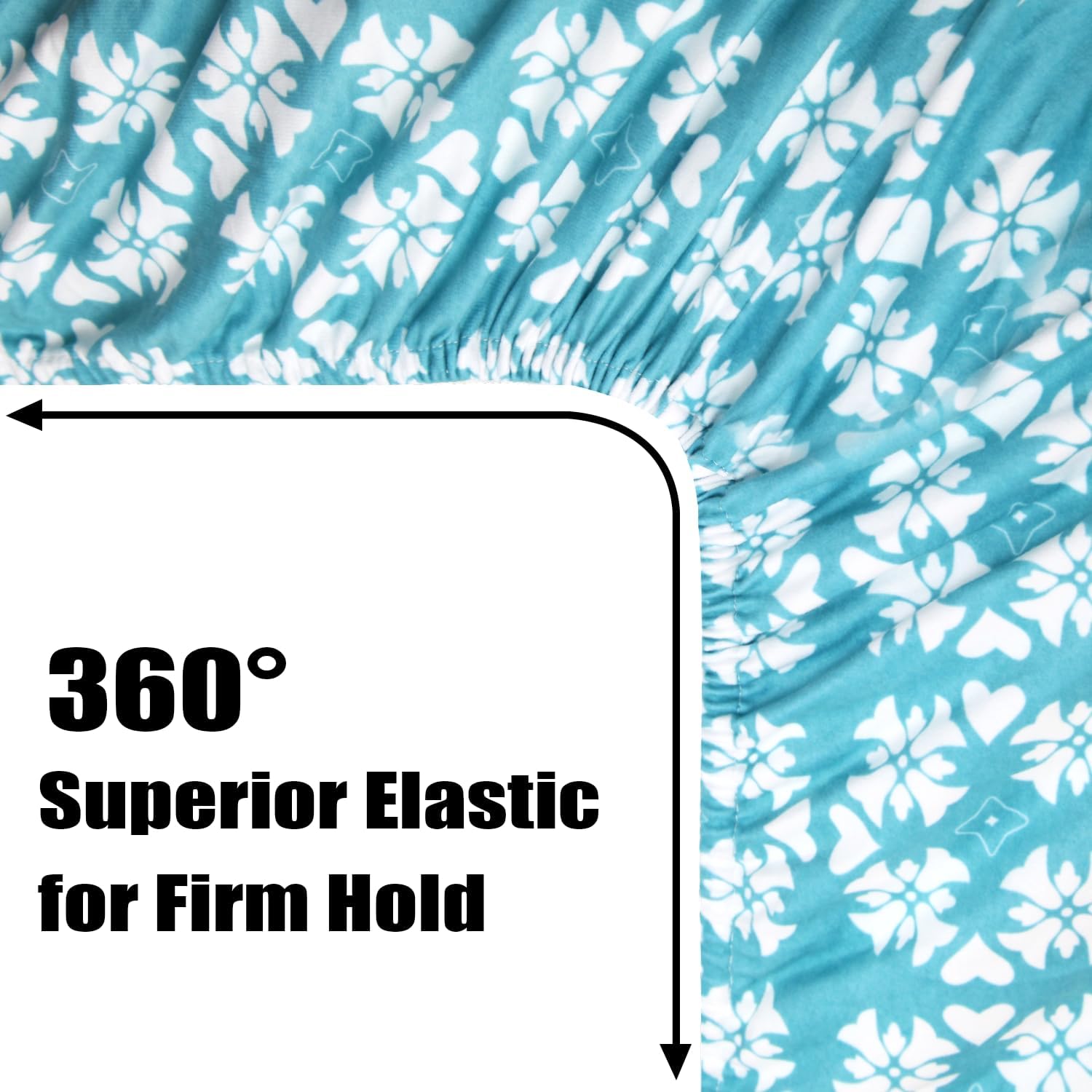 Ramesses Flannel Bedding Sheet Set King-Polyester Printed Microfiber Plush Flanne-Stain Resistant-Soft and Durable-4-Piece Bedding(Blue,King)