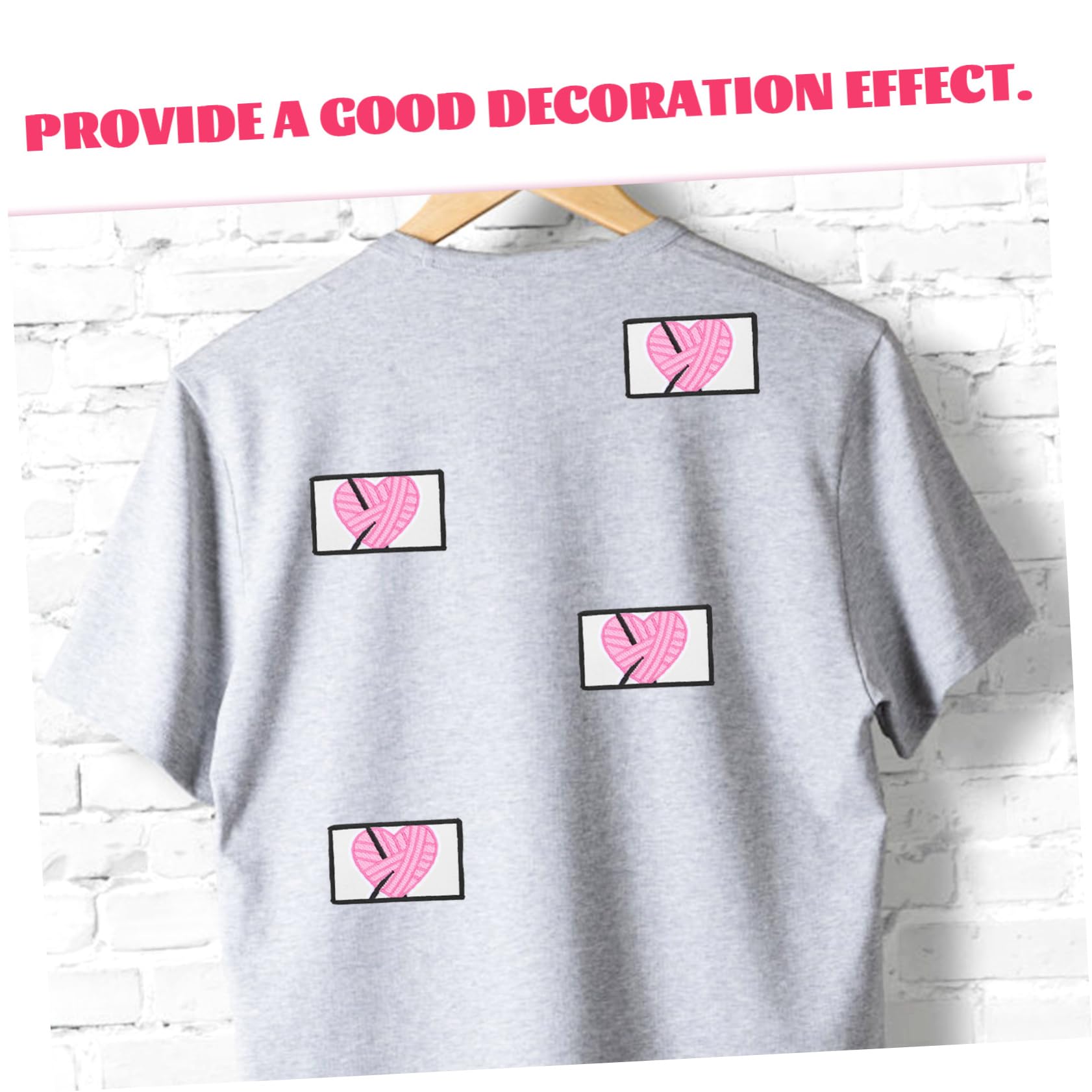 DOITOOL 80 Stck. Teiliges Bügelbild Weiße Blanko DIY Patches mit Stark Haftendem Hotmelt Rücken zum Aufbügeln Kleidung Jeans Taschen Vielseitig für Reparatur und Gestaltung