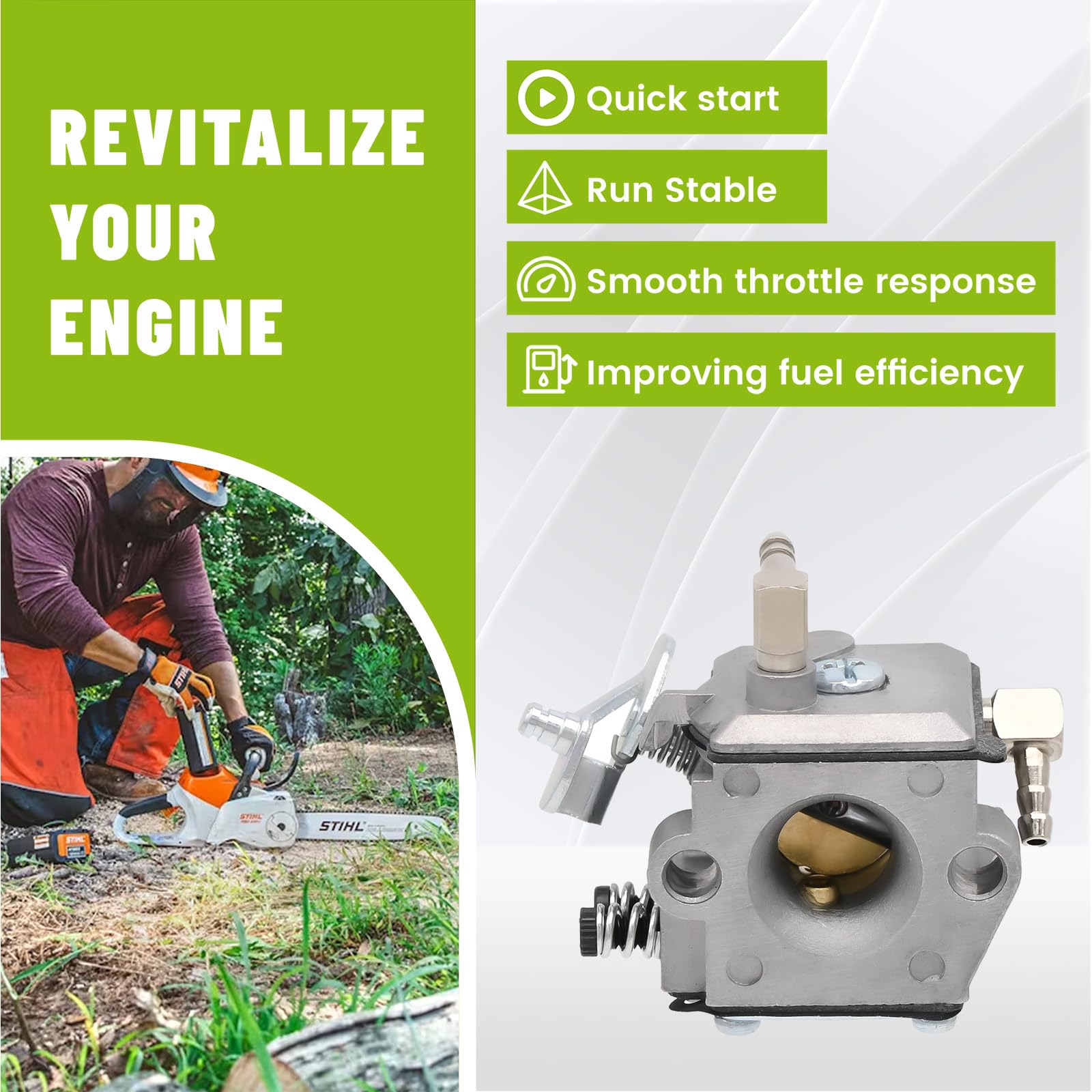 Amazon.com: Wondrify 1113-120-0602 Carburetor for Stihl 030 031