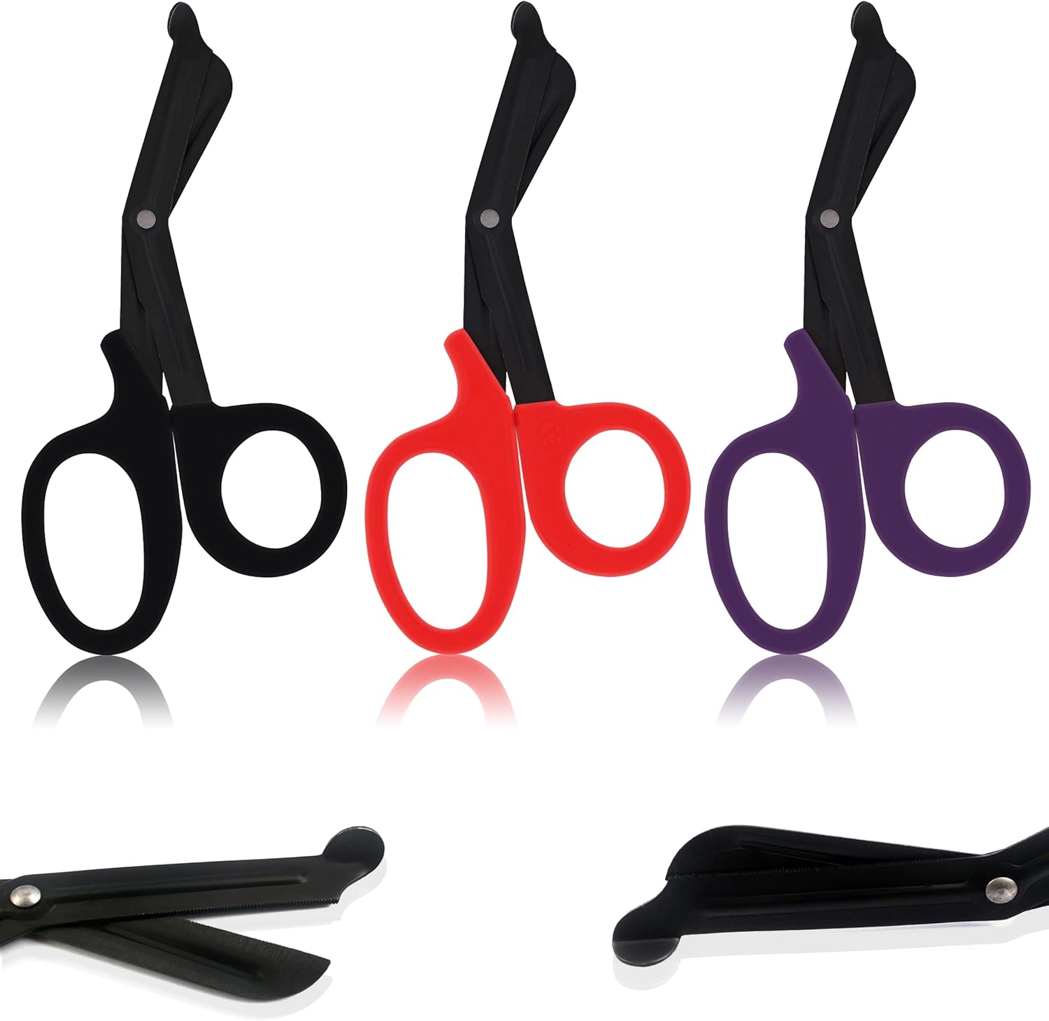 Trauma Shears, Medical Scissors 3Pack, Premium Bandage Scissors for Nurses 5.5