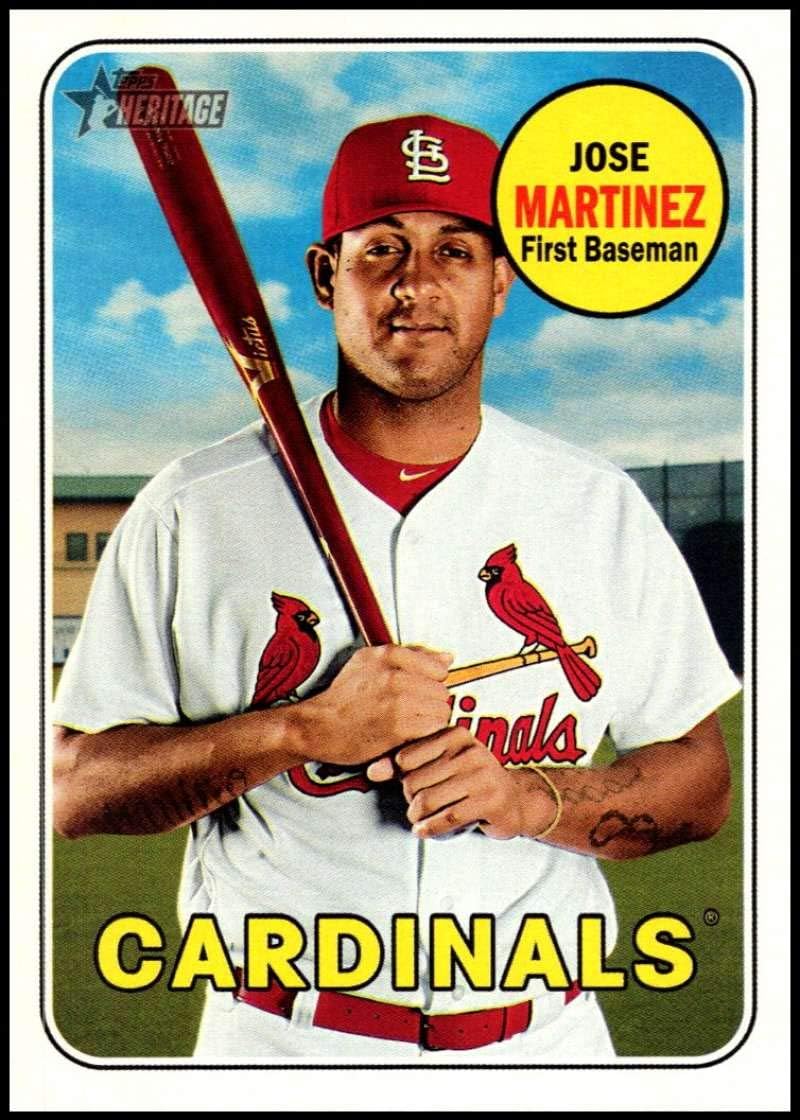 2018 Topps Heritage High Number Baseball 549 Jose Martinez