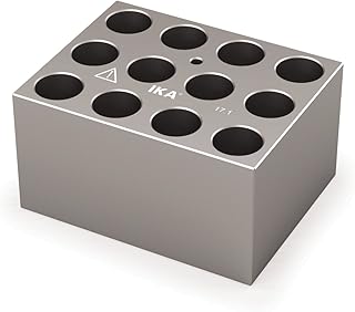 IKA 4468100 Single Block for Conical Tubes 15 ml, Pore Size 17.1 mm, Depth 44.5 mm