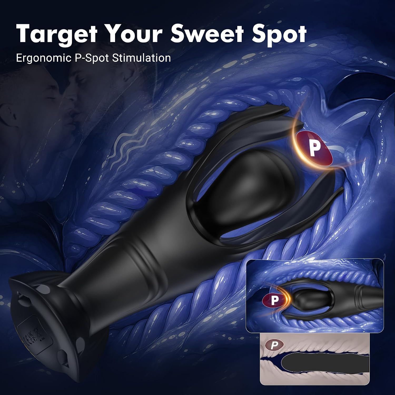 Anal Plug Vibrator Butt Plug Male Sex Toys for Men Prostate Massager