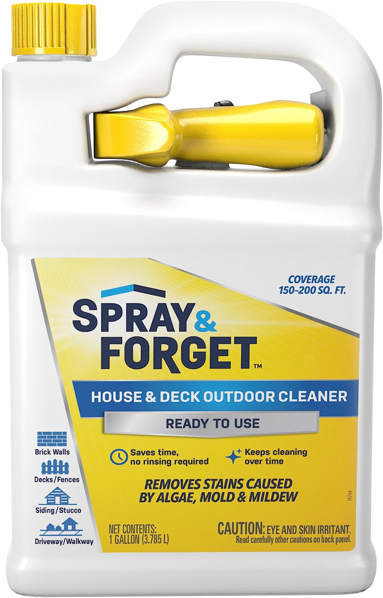 Spray & ForgetSprat & Forget Ready-to-Use House & Deck Outdoor Cleaner Nested Trigger Spray Bottle, 1 Gallon