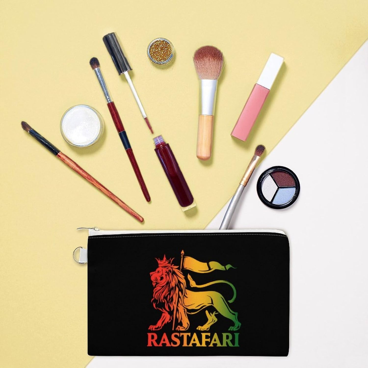 Rastafari Lion Gradient Flag Coin Purse Change Purse Pouch Wallet