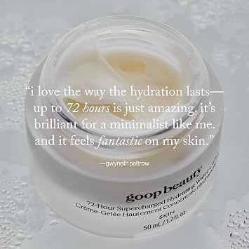 goop Beauty 72-Hour Hydrating Water Cream | Matte Moisturizer for All Skin Types | Niacinamide & Fermented Astragalus Root | Hydrating Face Lotion to Plump, Firm & Reduce the Look of Pores | 1.7 fl oz