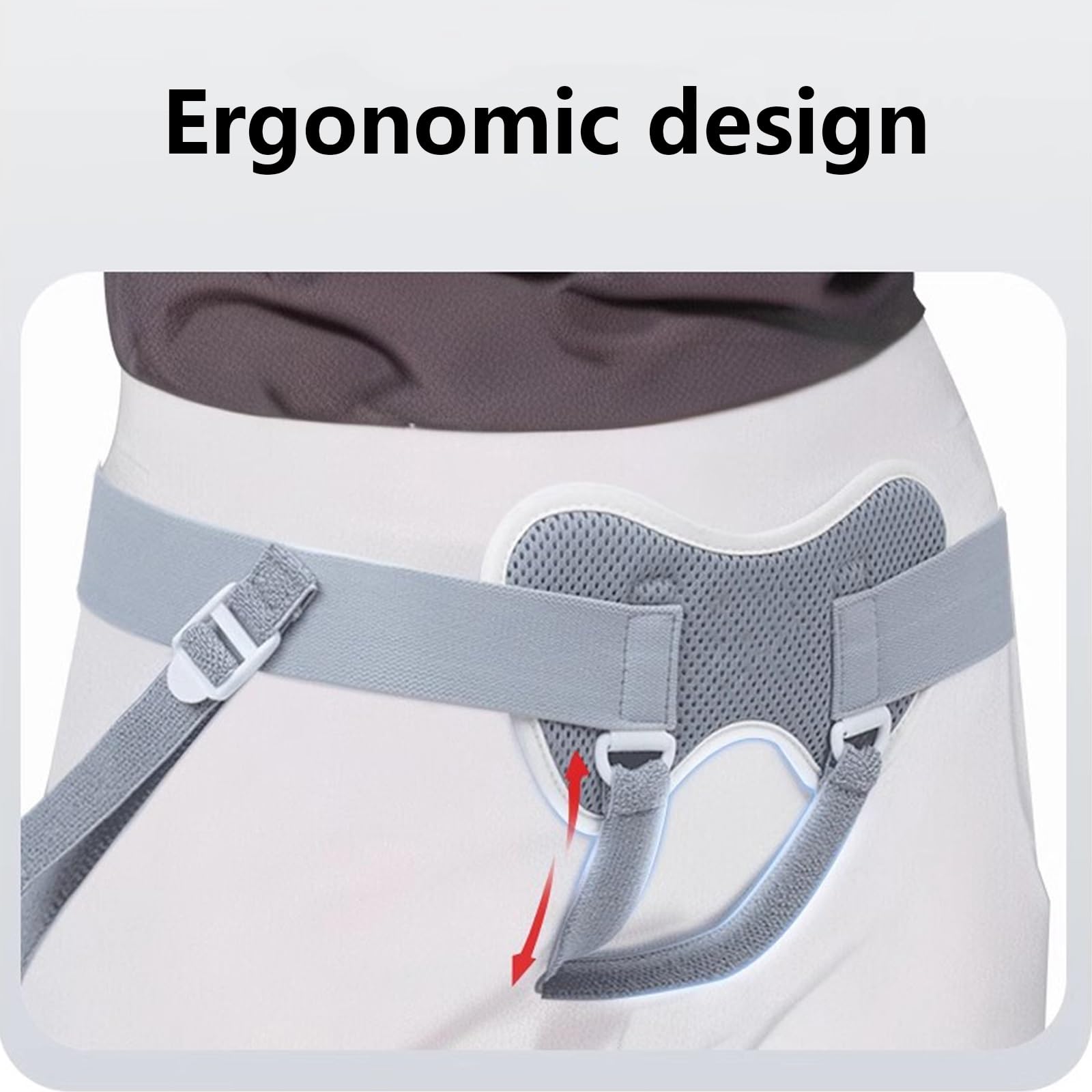Pavis Slip Ernia Inguinale, Cinto per Ernia Inguinale, Cinto Erniario, Design del Pacco di Compressione Triangolare con Cuscinetto di Compressione Rimovibile E Cinturino Inguinale Regolabile