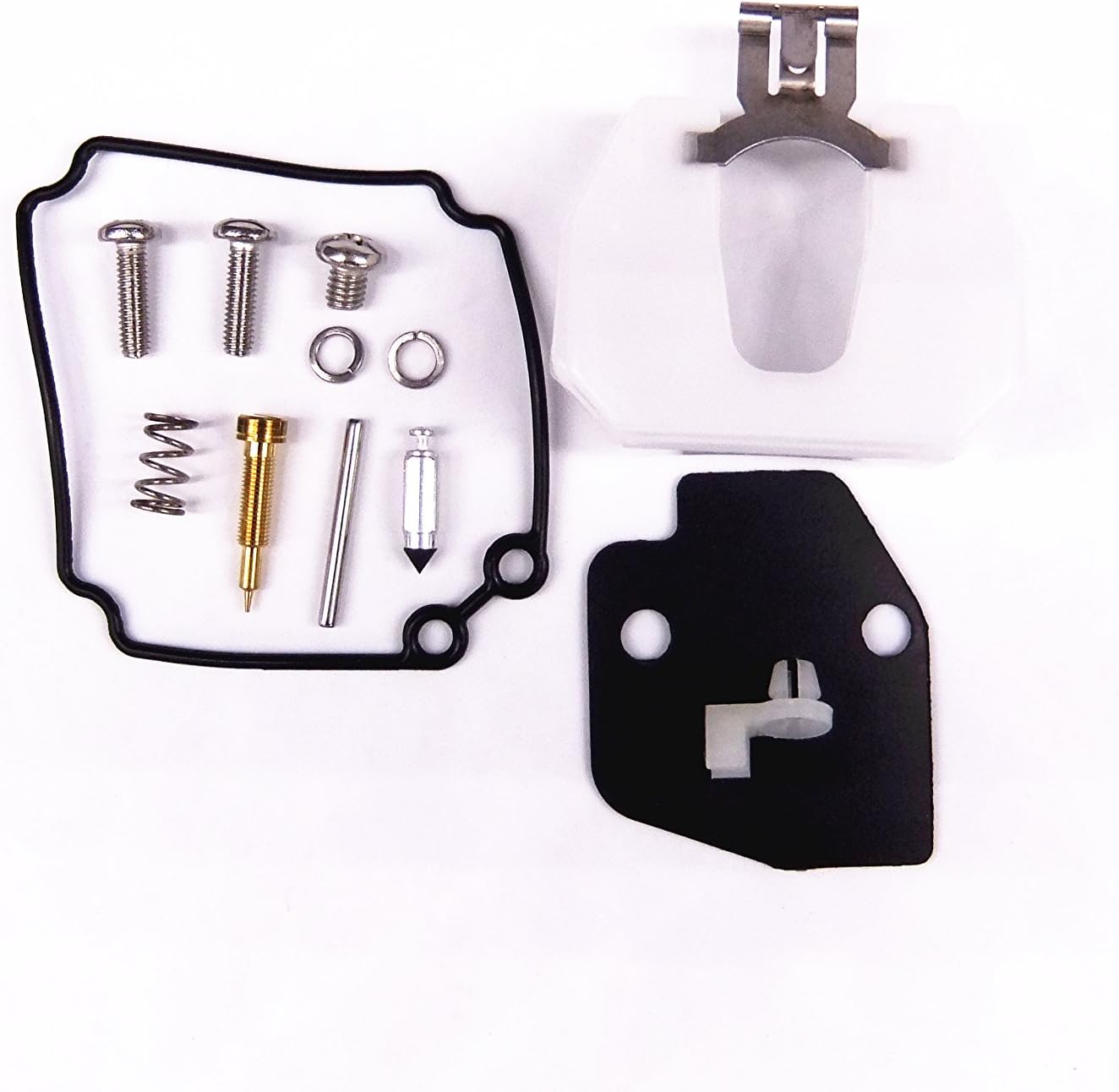 Boat Motor Carburetor Repair Kit 61N-W0093-00-00 for Yamaha 30HP C30 Outboard Engine, 18-7737 9-37508