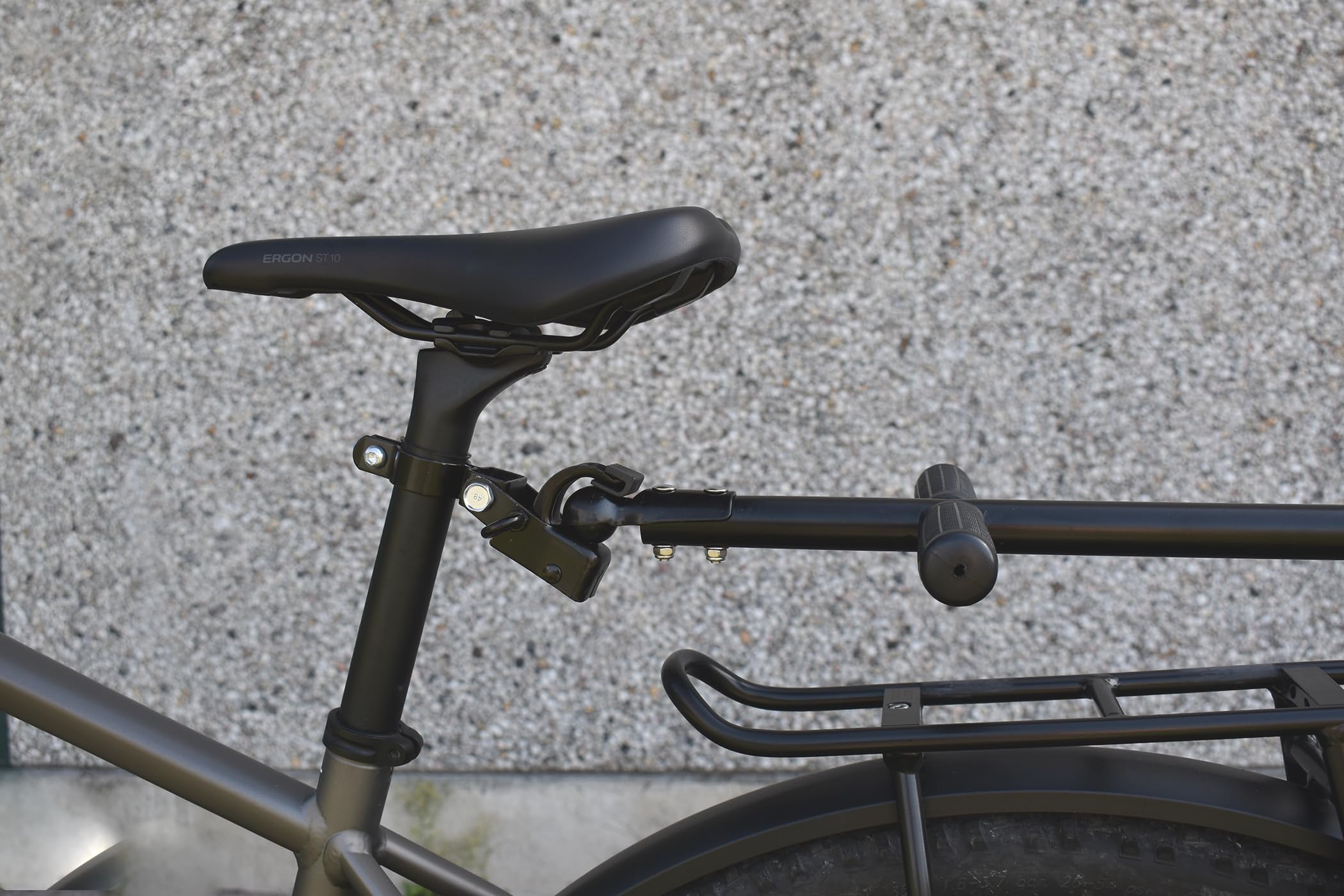 Remorque Pliable pour Vélo Attelage sur Tige de Selle