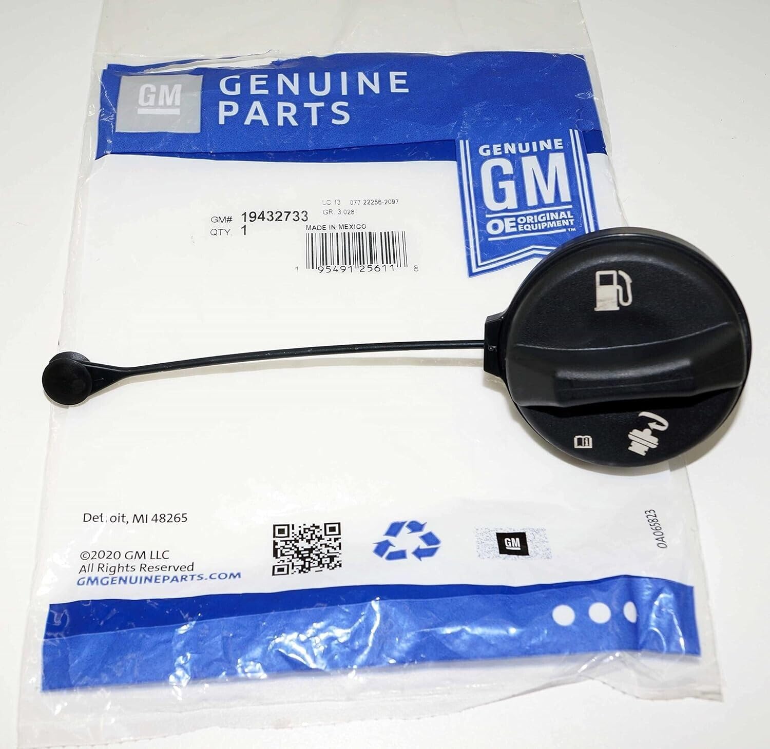 Amazon.com: ACDelco 19432733 - Genuine GM Parts Fuel Tank Cap  