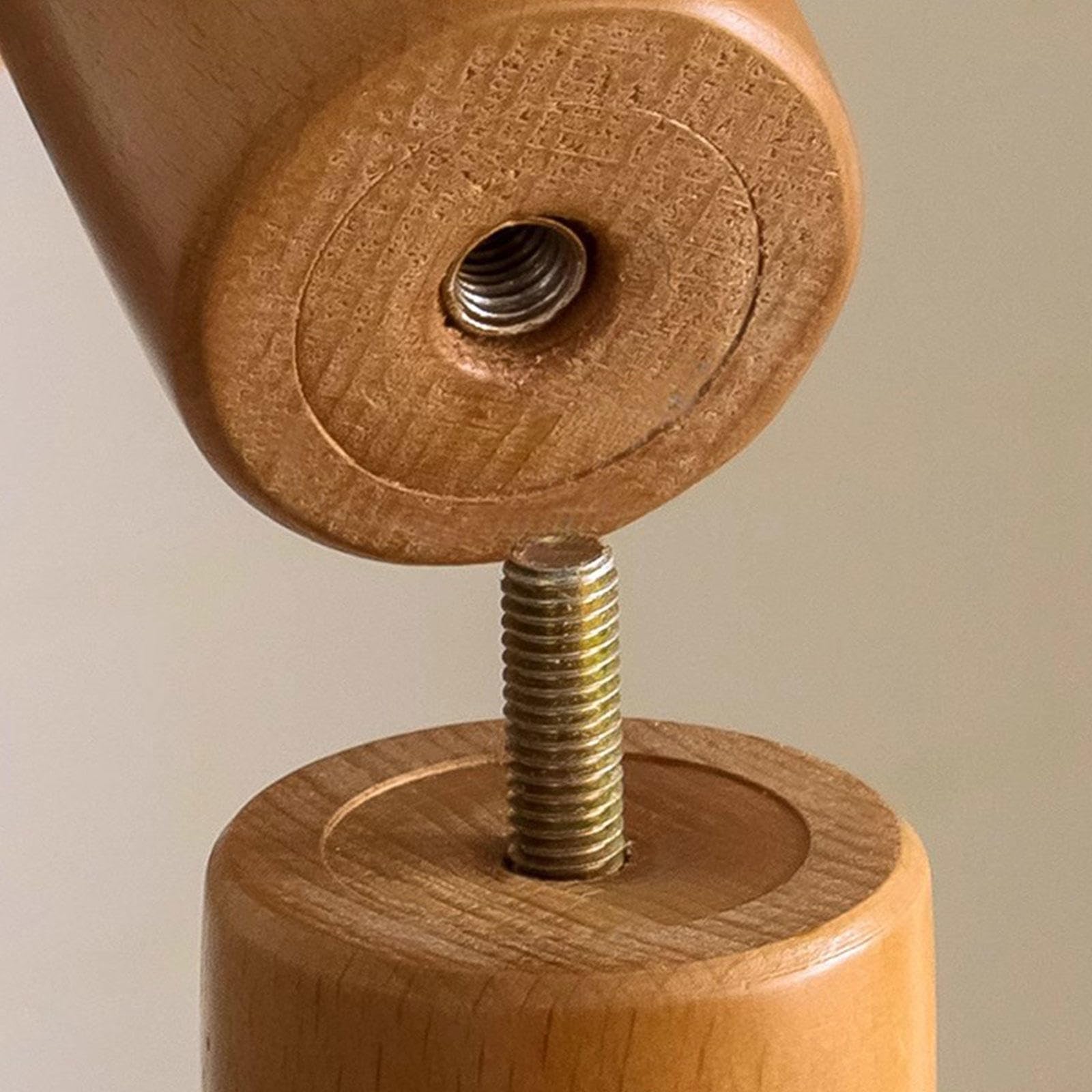 Stabiler Garderobenständer aus Holz Freistehender Garderobenständer mit 10 Haken, Garderobenständer für Den Flureingang, Hutständer für Kleidung,Walnut Color