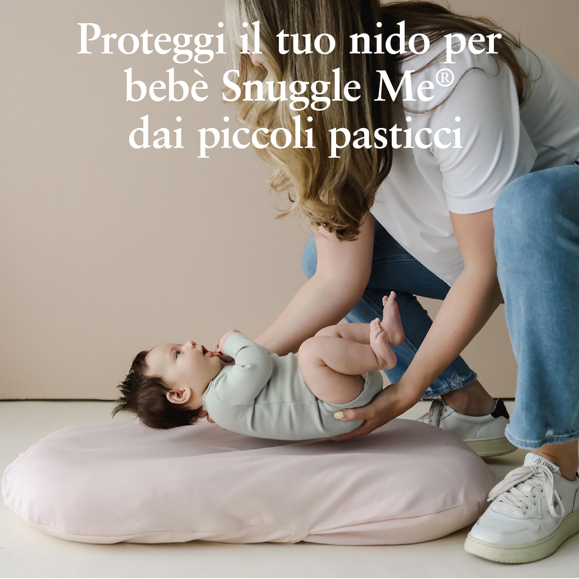Fodera per Snuggle Me® Nido Neonato - Fodera per Culla per Neonati in Cotone Biologico di Alta Qualità, Lavabile in Lavatrice e Morbidissima