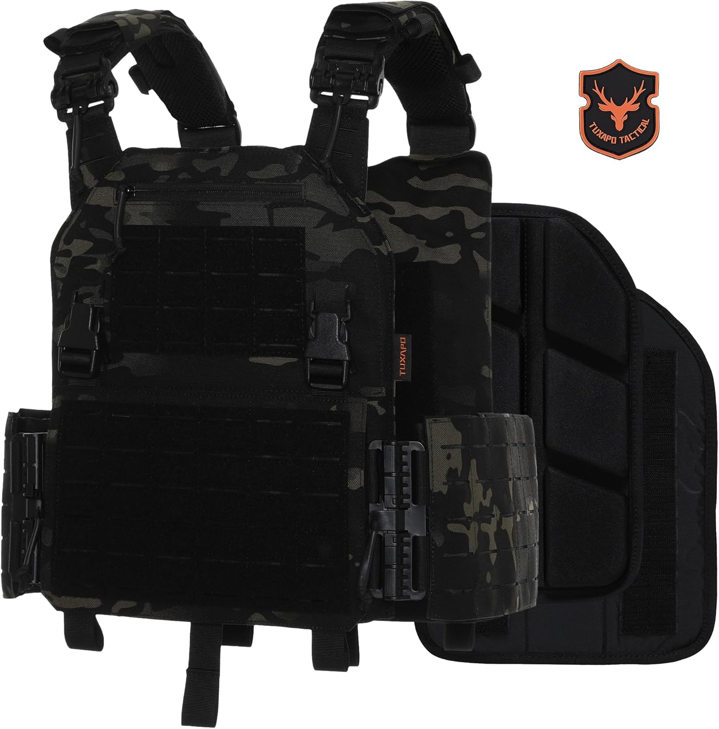 Tactical Molle Vest Laser Cutting Modular Lightweight Quick Release Adjustable Vests
