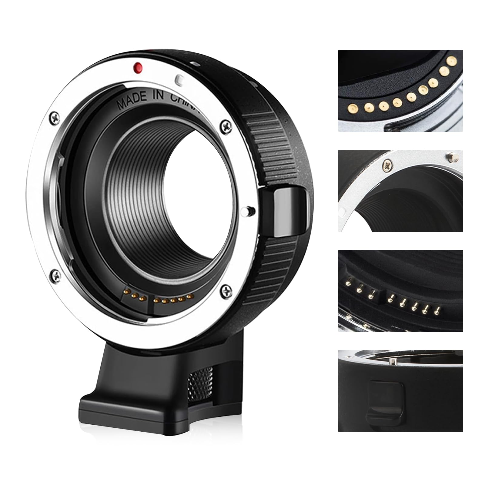 VILTROX EF-EOS M Adapter Lens Electronic Autofocus EF-M Adapter AF Converter 0.71x Speed Booster for Canon EOS EF/EF-S Lens to Canon M Mount EOS M2 M3 M5 M6 M50 M50II M100 M2 M3 M10 II